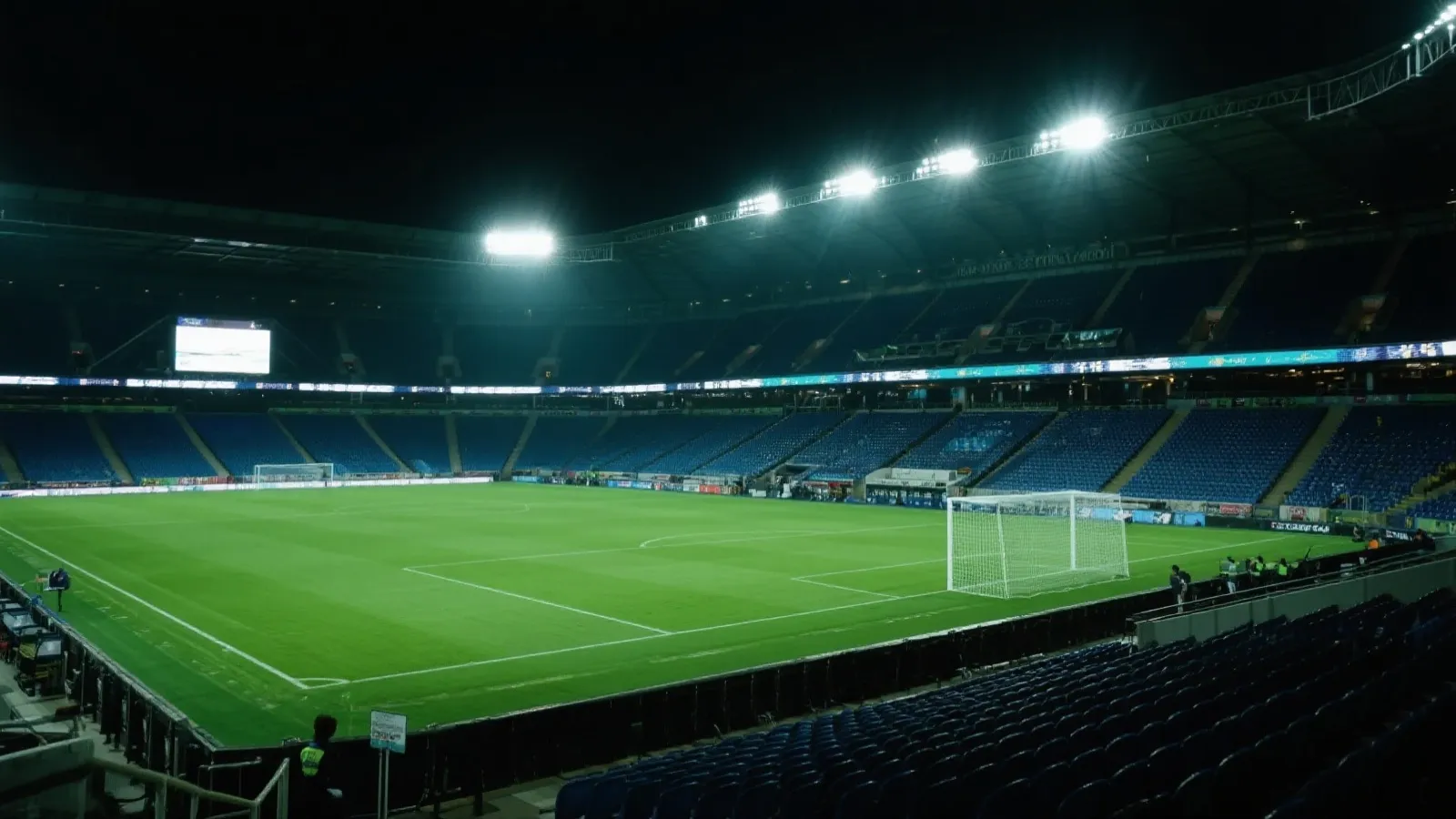 Stadium night panorama